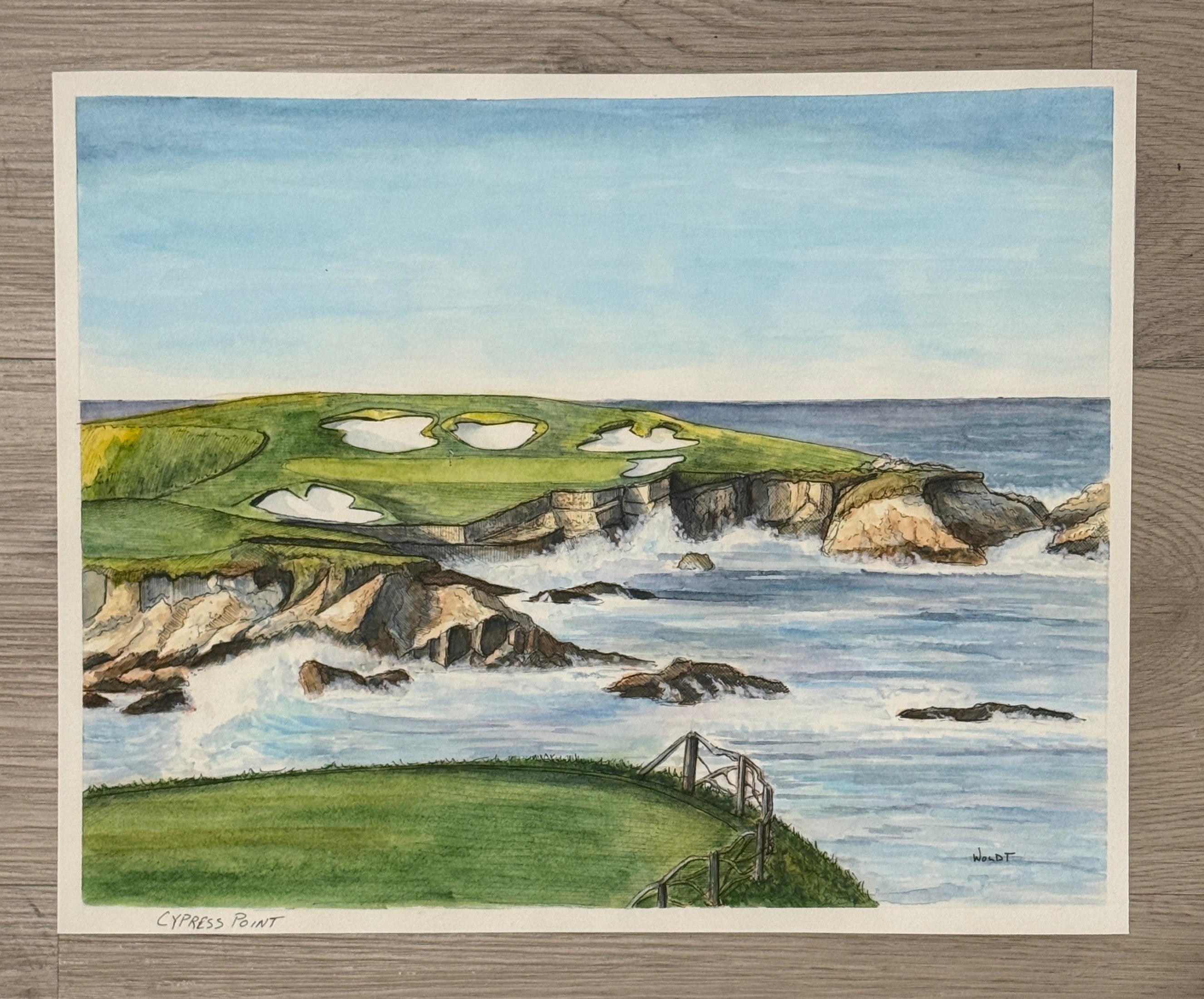 Cypress Point – Limited Edition Print (11.5" × 14.5")