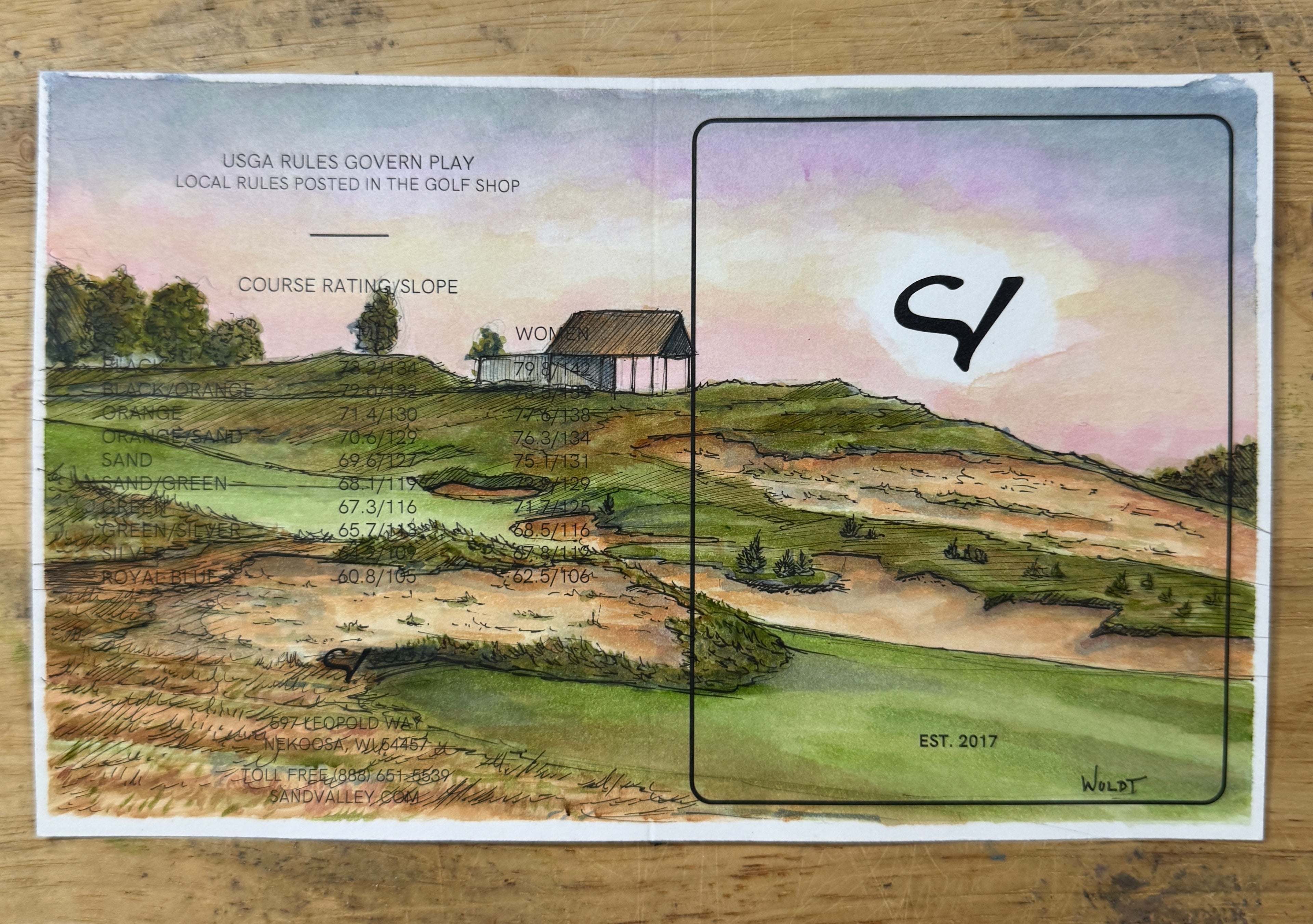 The 18th at Sand Valley